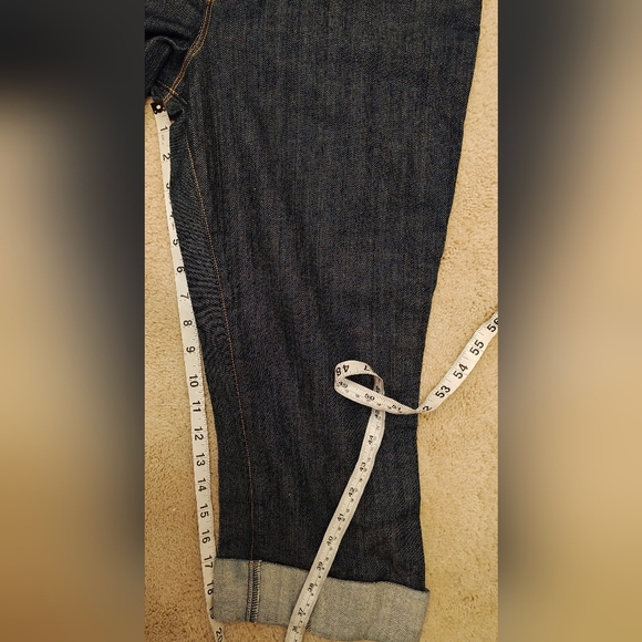 Baby Phat Cuffed Dark Wash Denim Capri Jeans. - Picture 9 of 9